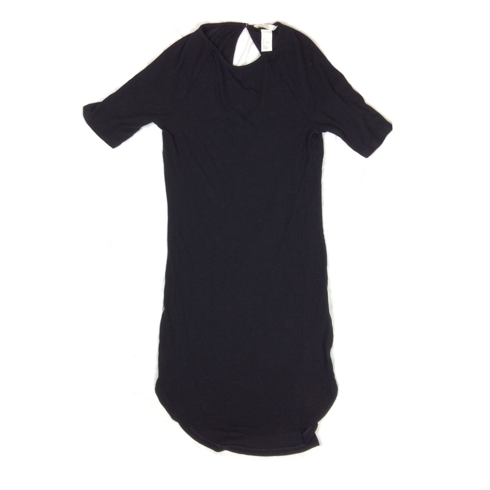 H+M Ribbed keyhole back bodycon dress